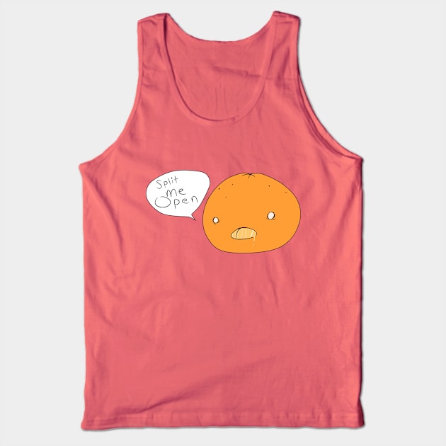 Orange You Glad Tank Top by Grumpysheep